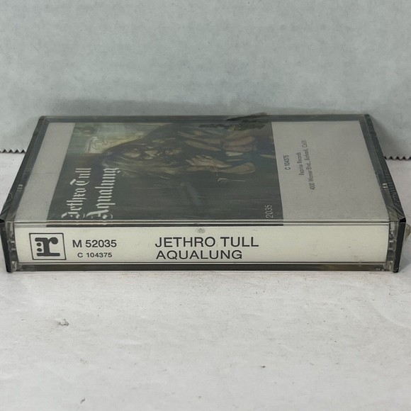 JETHRO TULL  AQUALUNG  CASSETTE TAPE  NEW SEALED  NO BARCODE M 52035 C 104375 - Picture 3 of 4